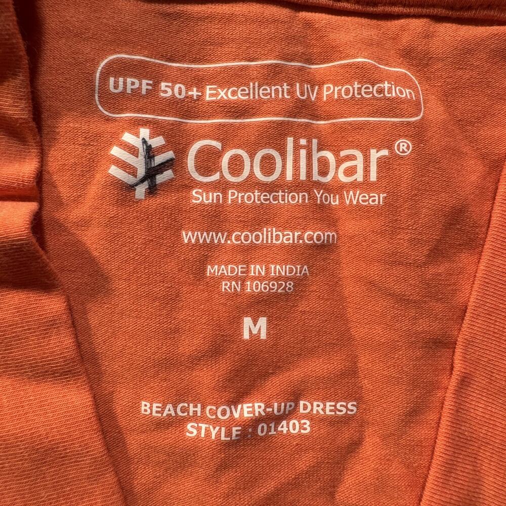 Coolibar UV Protection Pullover Hoodie Dress Women Sz M‎ Pre-Owned Excellent - Picture 4 of 6